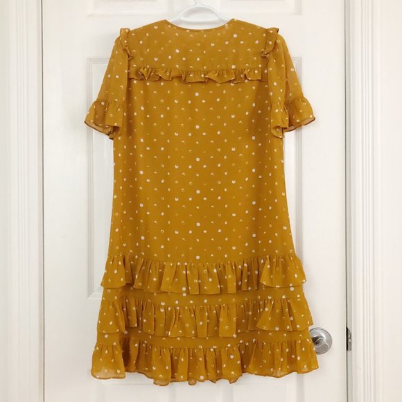 NWT J.Crew Point Sur Ruffle Dress Crinkle Chiffon - Picture 12 of 12
